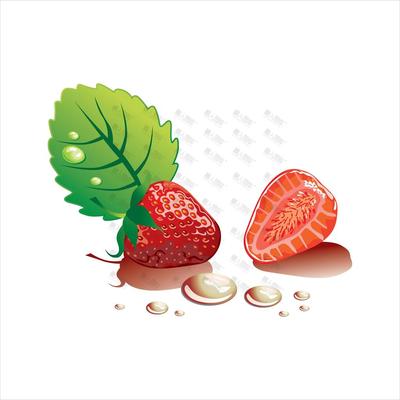 草莓设计图案